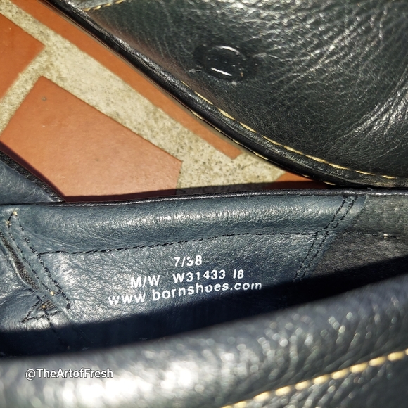 BOC BORN Clogs Womens 7 Black Leather Slip On Comfort Shoes - Picture 9 of 13